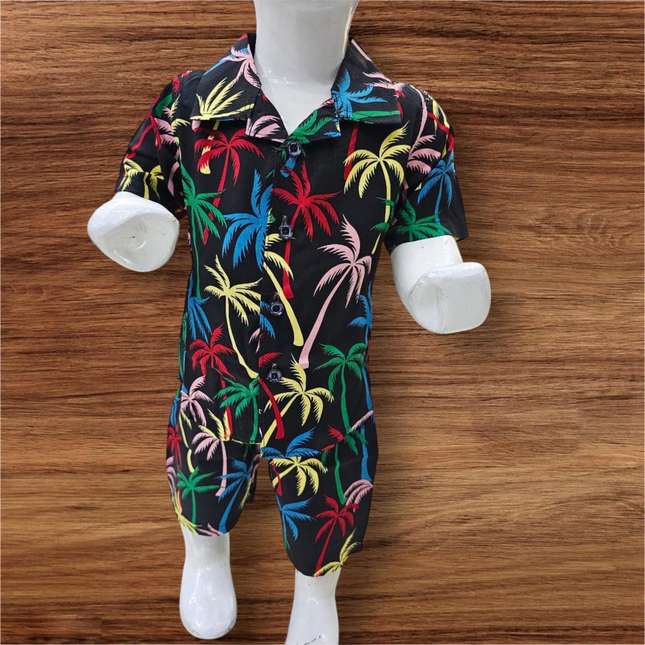 KIDS Print Summer Tracksuit suit 07