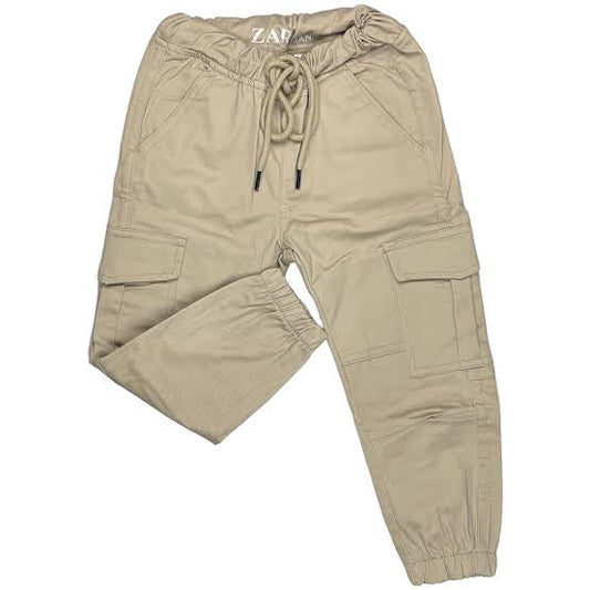 KIDS summer cargo trouser Camel