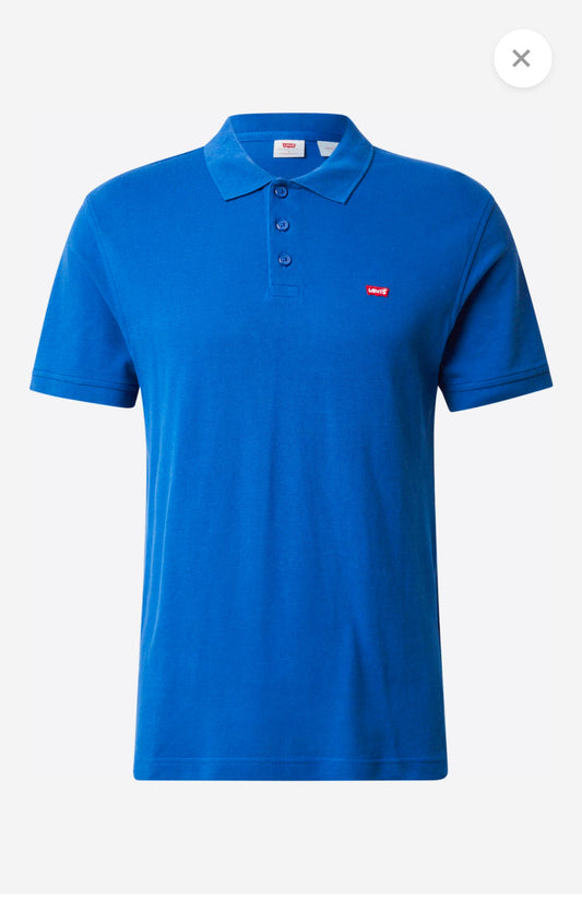 Levi's MEN'S POLO Sky blue COLLAR T-SHIRT