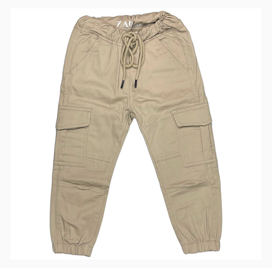 KIDS summer cargo trouser Camel