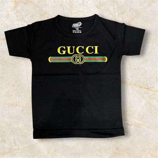 KIDS Summer Tracksuit suit GUCCI LOGO BLACK 09