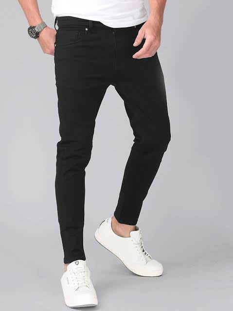 MENS Denim Black jeans Smart Fit Pant
